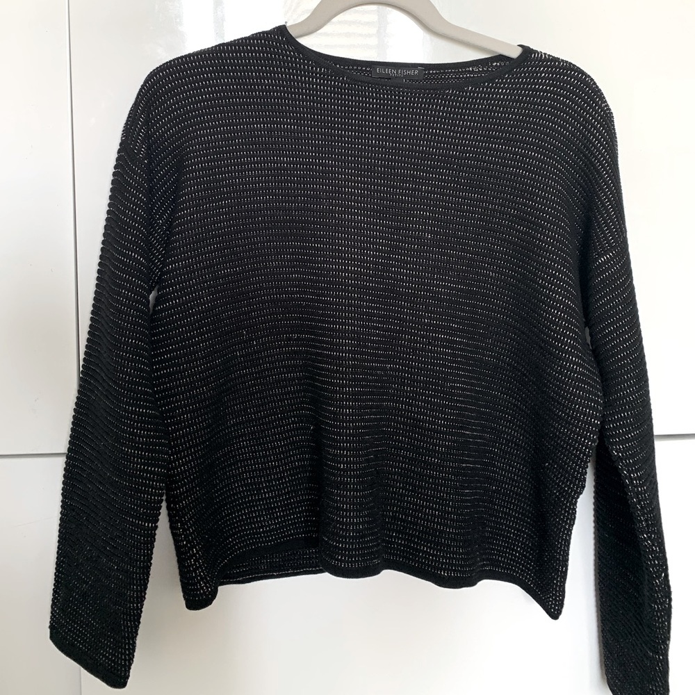 Eileen Fisher silk/linen sweater
